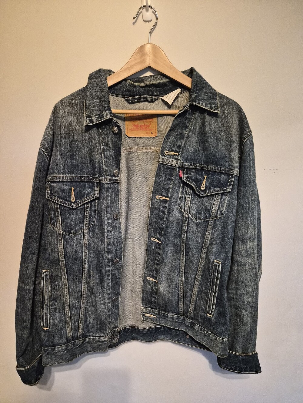 Levi's Washed Blue Denim Jacket - Men's